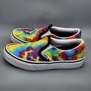 Vans Classic Slip-On Tie-Dye Sneaker Kid's Size 2